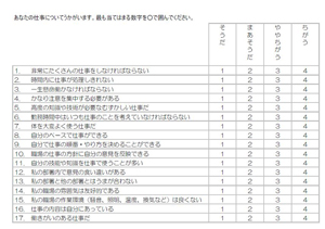 調査票用紙サンプル